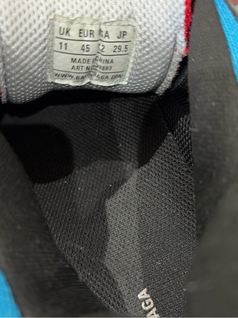 Balenciaga Chunky Triple S Sneakers in Red, Beige, Gray & Black - Picture 10 of 11